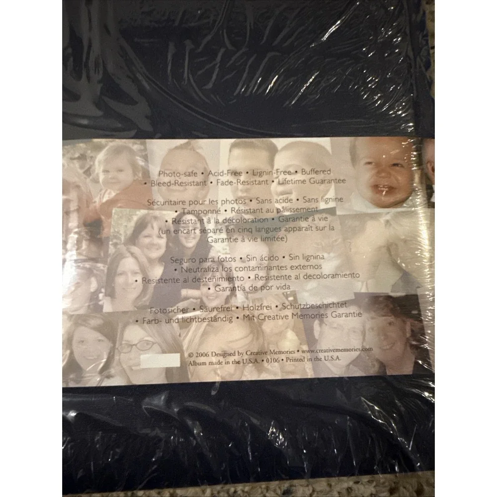 Creative Memories Premiere Coverset Black 12x12 Inch Scrapbook‎ 2006 New